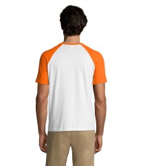 Camiseta personalizable Hombre Bicolor Manga Reglán